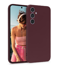 Silicone Case for Samsung Galaxy S23 - Burgundy