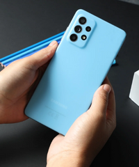Silicone Case for Samsung Galaxy A52s 5G - Blue