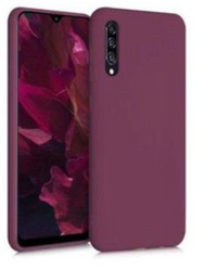 Silicone Case for Samsung Galaxy A70 - Burgundy