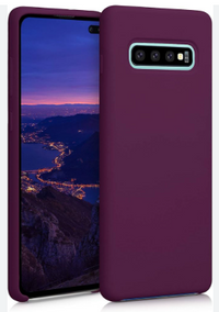 Silicone Case for Samsung Galaxy S10+ - Burgundy