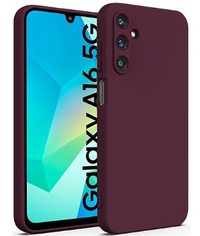 Silicone Case for Samsung Galaxy A16 - Burgundy