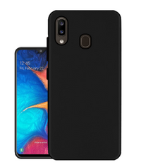 Silicone Case for Samsung Galaxy A20 - Black