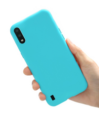 Silicone Case for Samsung Galaxy A10s - Blue