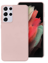 Silicone Case for Samsung Galaxy S21 Ultra - Pink