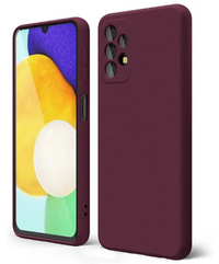 Silicone Case for Samsung Galaxy A23 - Burgundy