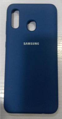 Silicone Case for Samsung Galaxy A20s - Blue