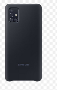 Silicone Case for Samsung Galaxy A51 - Black