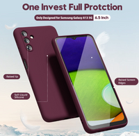 Silicone Case for Samsung Galaxy A13 5G - Burgundy