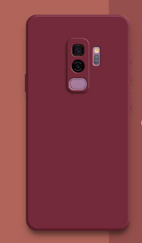 Silicone Case for Samsung Galaxy S9+ - Burgundy