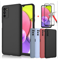 Silicone Case for Samsung Galaxy A03s - Black