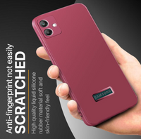 Silicone Case for Samsung Galaxy A04e - Burgundy