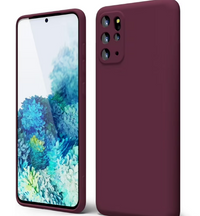 Silicone Case for Samsung Galaxy S20 - Burgundy