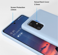 Silicone Case for Samsung Galaxy A71 - Blue