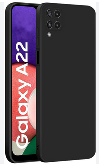 Silicone Case for Samsung Galaxy A22 - Black