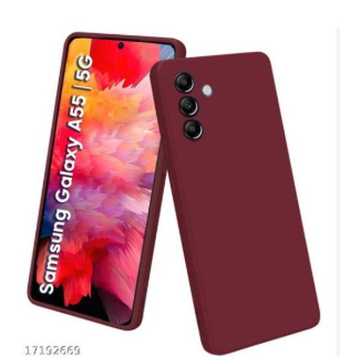 Silicone Case for Samsung Galaxy A32 5G - Burgundy