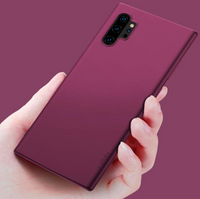 Silicone Case for Samsung Galaxy Note 10+ - Burgundy