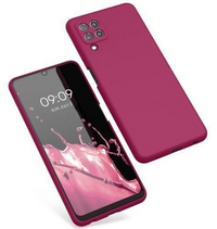 Silicone Case for Samsung Galaxy A22 - Burgundy