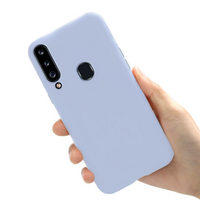 Silicone Case for Samsung Galaxy A20s - Blue