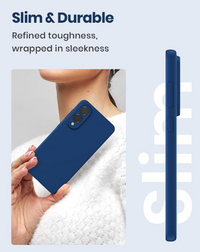 Silicone Case for Samsung Galaxy S25 Edge - Blue