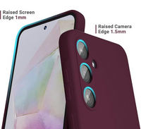 Silicone Case for Samsung Galaxy A05s - Burgundy