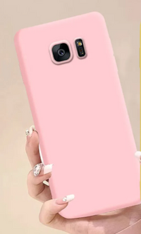 Silicone Case for Samsung Galaxy S7 Edge - Pink