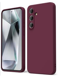 Silicone Case for Samsung Galaxy S24 FE - Burgundy