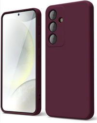 Silicone Case for Samsung Galaxy A24 - Burgundy