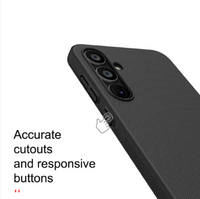 Super Frosted Matte Case for Samsung Galaxy A35 - Black