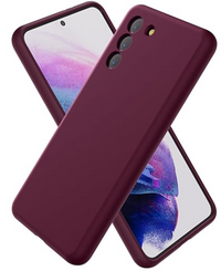 Silicone Case for Samsung Galaxy S21+ - Burgundy