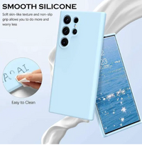 Silicone Case for Samsung Galaxy S23 Ultra - Blue