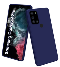 Silicone Case for Samsung Galaxy A21s - Blue