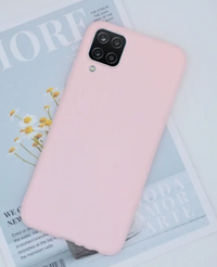 Silicone Case for Samsung Galaxy A12 - Pink