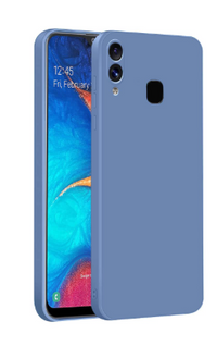 Silicone Case for Samsung Galaxy A20 - Blue