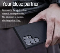 Super Frosted Matte Case for Samsung Galaxy S25 Ultra - Black