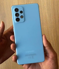 Silicone Case for Samsung Galaxy A52 - Blue