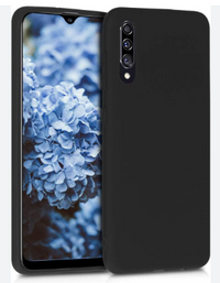 Silicone Case for Samsung Galaxy A30s - Black