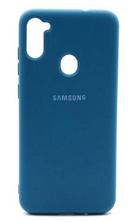 Silicone Case for Samsung Galaxy M11 - Blue