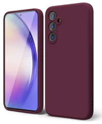Silicone Case for Samsung Galaxy S20 FE - Burgundy