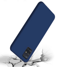 Silicone Case for Samsung Galaxy A51 - Blue