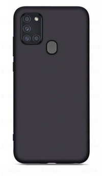 Silicone Case for Samsung Galaxy A21s - Black