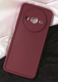 Silicone Case for Xiaomi Redmi A3x - Burgundy