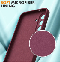 Silicone Case for Samsung Galaxy A36 - Burgundy