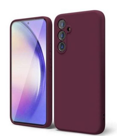Silicone Case for Samsung Galaxy A15 - Burgundy