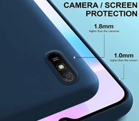 Silicone Case for Xiaomi Redmi 9A - Burgundy