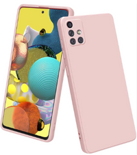 Silicone Case for Samsung Galaxy A71 - Pink