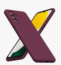 Silicone Case for Samsung Galaxy A04s - Burgundy