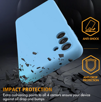 Silicone Case for Samsung Galaxy A04s - Blue