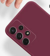 Silicone Case for Samsung Galaxy M31 - Burgundy