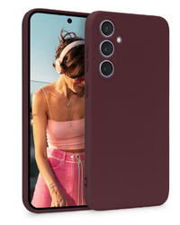 Silicone Case for Samsung Galaxy A25 5G - Burgundy