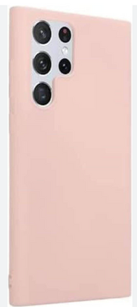 Silicone Case for Samsung Galaxy S22 Ultra - Pink